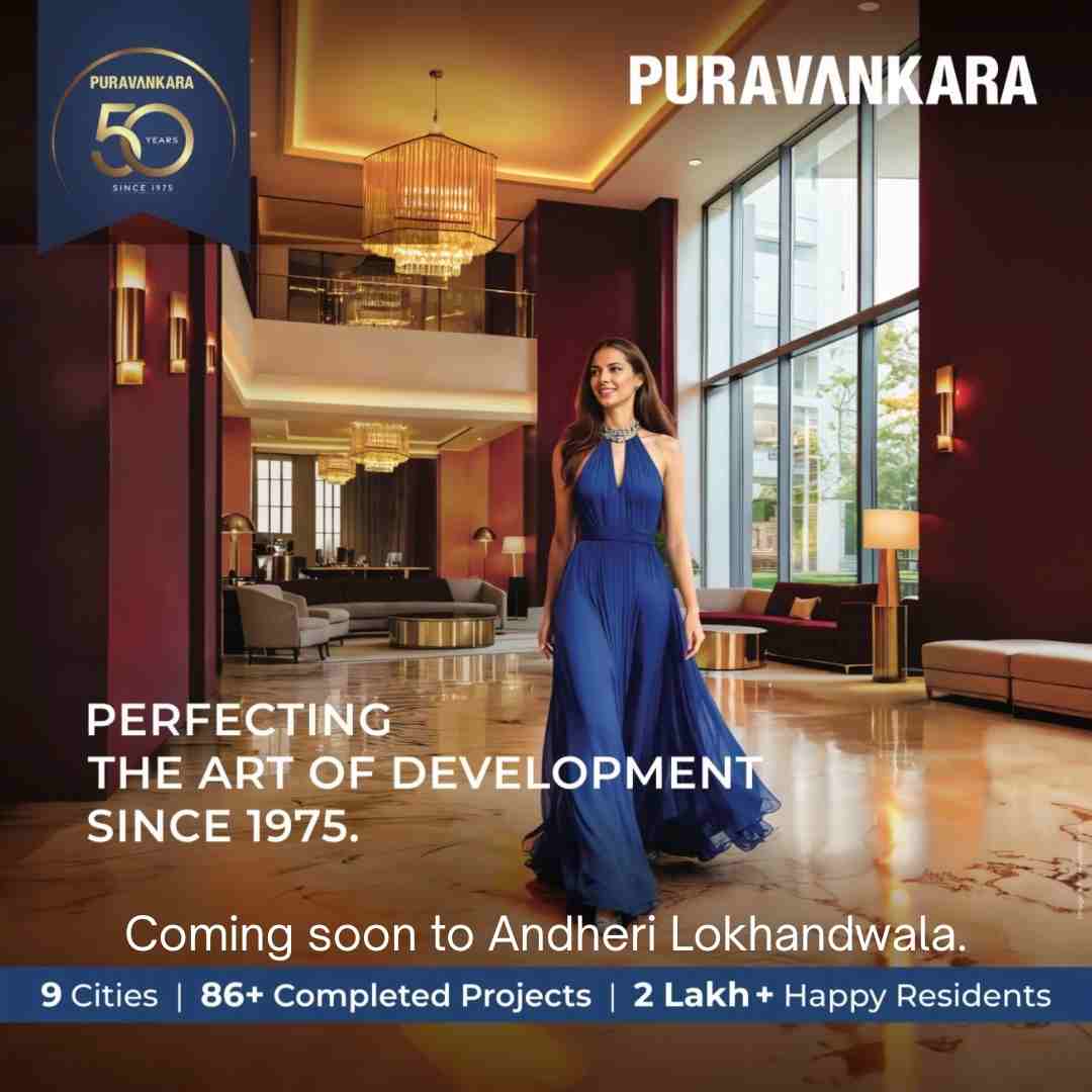 3 BHK Flats for sale in Puravankara Lokhandwala Andheri West