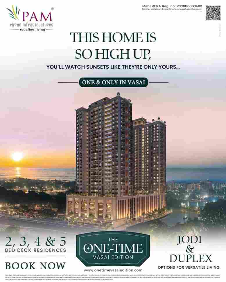 PAM infra One Time Edition Beach Residences Vasai West